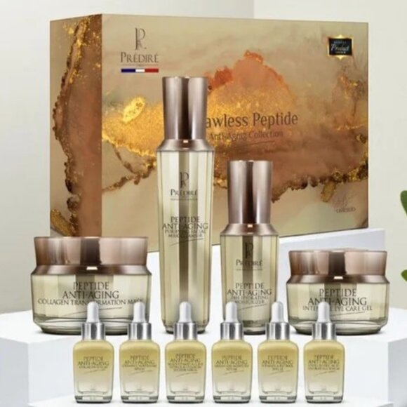 PREDIRE FLAWLESS PEPTIDE-ANTI AGING COLLECTION- 10 PRODUCTS SET-BRAND NEW-SEALED